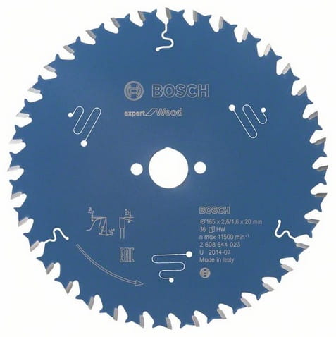 Przejdź do produktu TARCZA PILARSKA EXPERT 165mm Z36 2608644023