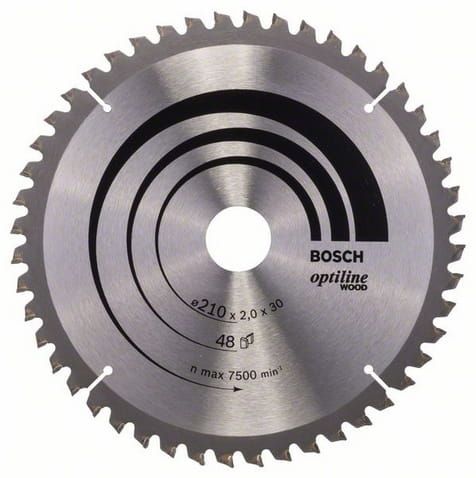 Przejdź do produktu TARCZA PILARSKA OPTILINE 210mm Z48 2608640430