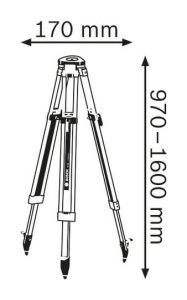 Statyw budowlany Bosch BT 160 Professional 0601091200, zdjęcie 2