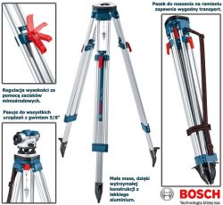Statyw budowlany Bosch BT 160 Professional 0601091200, zdjęcie 3