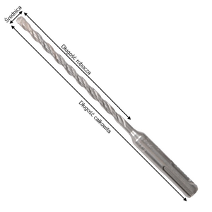 Przejdź do produktu WIERTŁO "V-PLUS SDS-PLUS 20X1000MM B-48125