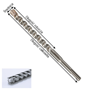 Przejdź do produktu WIERTŁO NEMESIS 2  UCHWYT SDS-PLUS 5X165MM B-57906