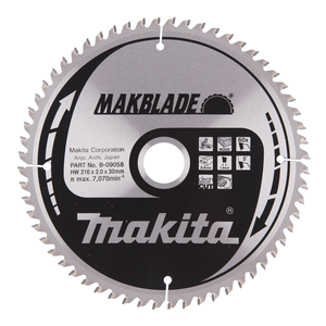 Przejdź do produktu TARCZA TNĄCA MAKBLADE 216X30MM; 60Z   B-09058