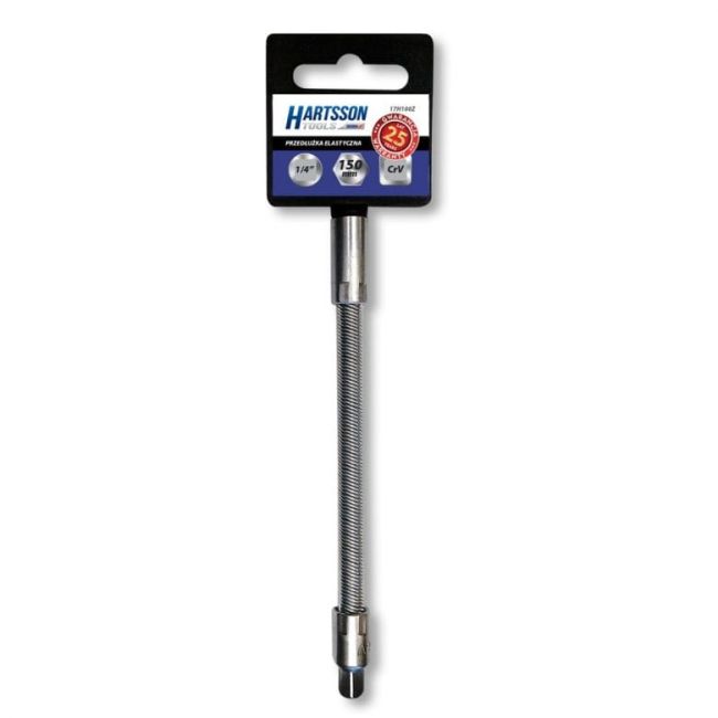 Przejdź do produktu PRZEDŁUŻKA ELASTYCZNA 1/4" PRZYWIESZKA 150mm DEDRA 17H100Z