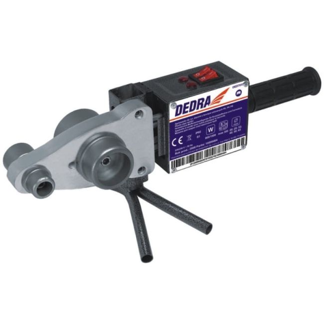 Przejdź do produktu ZGRZEWARKA DO RUR PLASTIKOWYCH 800W/1500W DEDRA 7515
