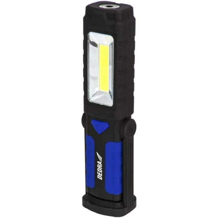 Latarka COB LED 3 W + 1 W LED Dedra L1007 z magnesem