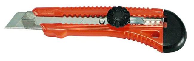 Przejdź do produktu Nóż z ostrzem łamanym 18mm, metalowa prowadnica