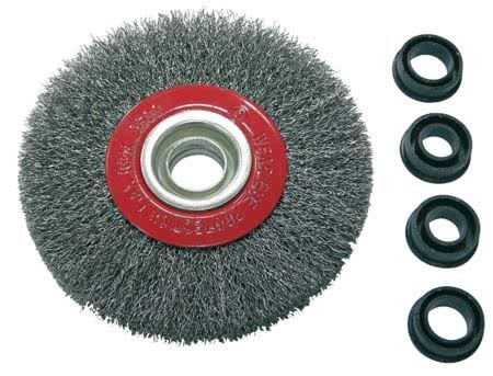 Przejdź do produktu Szczotka tarczowa z drutu falowanego otw:22mm 200mm, Proline 32549