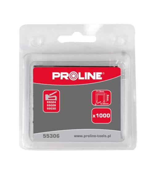 Przejdź do produktu Zszywki hartowane typ A 53 L:6mm, Proline 55306