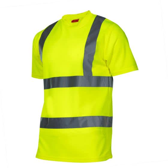 Koszulka T-shirt ostrzegawcza żółta Lahti Pro L4020804, XL