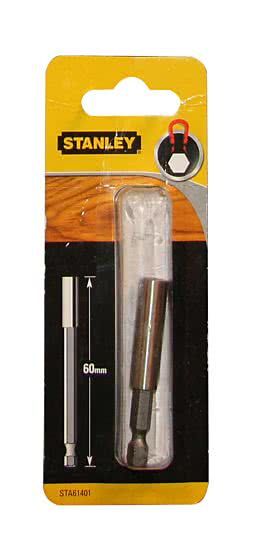 Przejdź do produktu Uchwyt magnetyczny do wkrętarek na bity 1/4cala 60mm Stanley STA61401
