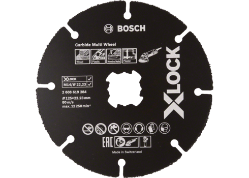 Przejdź do produktu TARCZA CARBIDE MULTI WHEEL 125x22,23mm 2608619284