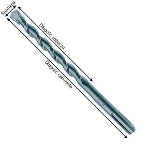Przejdź do produktu WIERTŁO - UCHWYT SDS-PLUS 6X210MM   D-00072