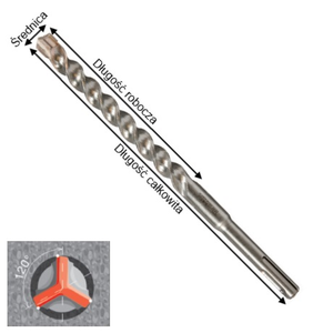 Przejdź do produktu WIERTŁO MAKBUSTER SDS-PLUS 6X160MM P-79413