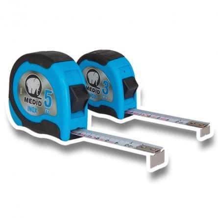 Przejdź do produktu Taśma miara miarka 5m samopowrotna Medid Elephant Inox 5m/19mm