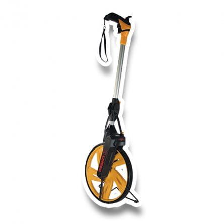 Przejdź do produktu Lamigo DM12 281005 drogomierz mechaniczny, koło pomiarowe z pokrowcem, wykonany z udaroodpornego tworzywa ABS i aluminium, posiada składane ramię oraz uchwyt ułatwiający transport