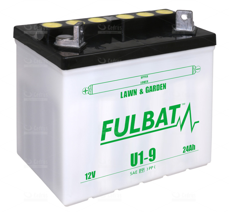 Akumulator 24 Ah Fulbat U1-9 lewy plus do traktorka