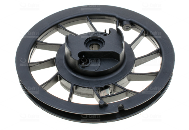 Przejdź do produktu Koło linowe + sprężyna B&S Quantum 135mm zabieraki plastikowe 498144