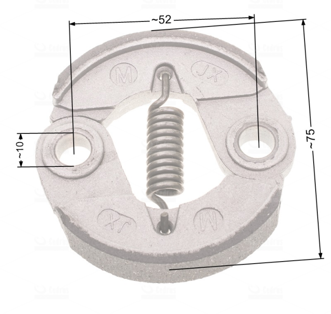 Przejdź do produktu Sprzęgło NAC 75mm duże aluminiowe wykaszarki 