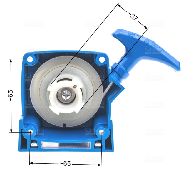 Przejdź do produktu Rozrusznik NAC Kawasaki Ursus Hyundai niebieski