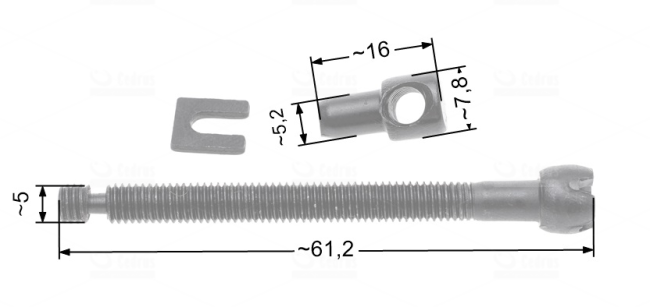 Przejdź do produktu Napinacz łańcuchNAC przedni CS4500 SPS01-45 CS5200