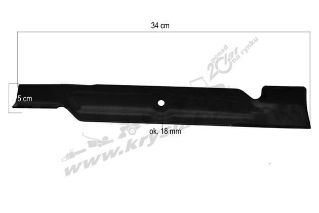 Nóż 34 cm do kosiarki elektrycznej KC1400