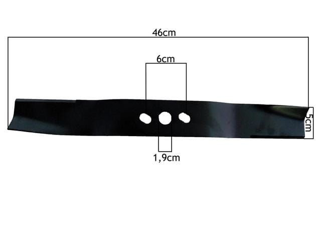 Nóż 46 cm do kosiarki spalinowej WR46P139 WK46 WA46