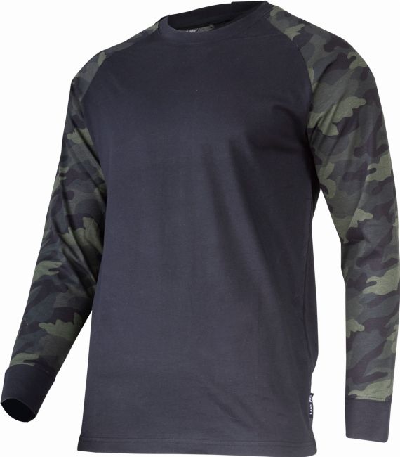 Przejdź do produktu KOSZULKA Z DŁUGIM RĘKAWEM XXL CZARNA-MORO MĘSKA L4023105