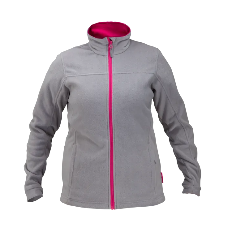 Bluza polarowa damska Lahti Pro szaro-różowa, rozmiar M