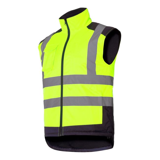 Przejdź do produktu KAMIZELKA OSTRZEG. OCIEPLANA DWUSTRONNA ŻÓŁTA L