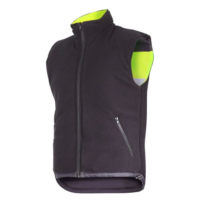 Przejdź do produktu KAMIZELKA OSTRZEG. OCIEPLANA DWUSTRONNA ŻÓŁTA L