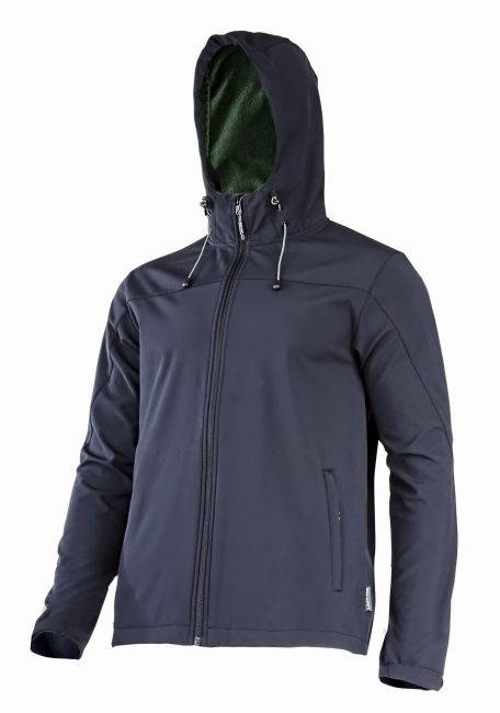Przejdź do produktu KURTKA SOFT-SHELL Z KAPTUREM, CZARNA LAHTI PRO L