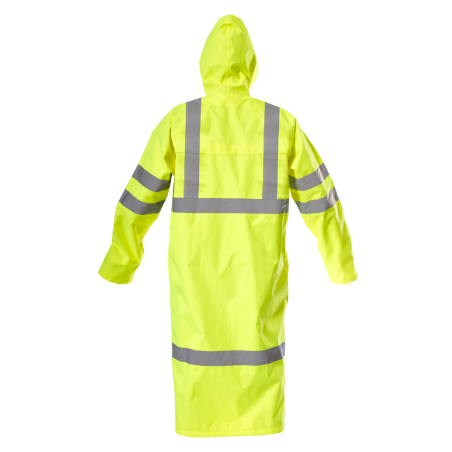 Przejdź do produktu PŁASZCZ PRZECIWDESZCZOWY OSTRZEGAWCZY ŻÓŁTY 3XL