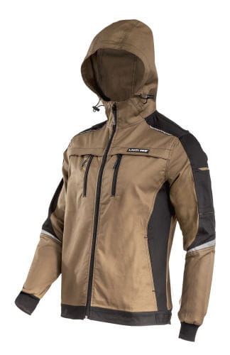 Przejdź do produktu BLUZA OCHRONNA SLIM FIT BRĄZOWO-CZARNA L40415 XL