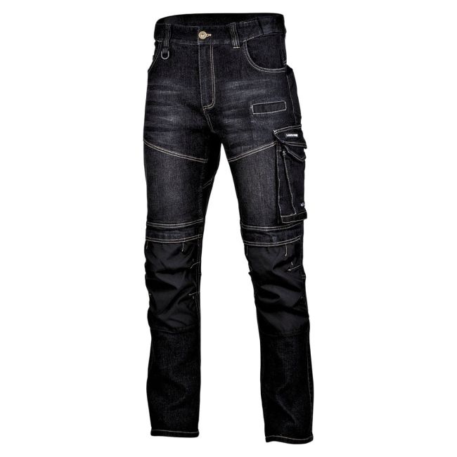 Przejdź do produktu SPODNIE JEANSOWE SLIM FIT CZARNE LAHTI PRO S