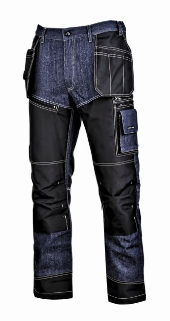 Przejdź do produktu SPODNIE JEANSOWE NIEBIESKIE ZE WZMOCNIENIAMI XL