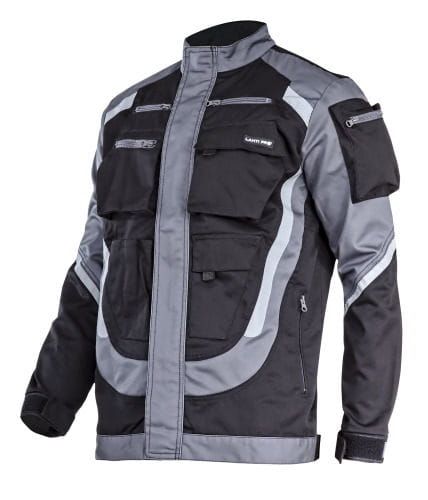 Przejdź do produktu BLUZA OCHRONNA CZARNO-SZARA Z PASAMI ODBLASK. XL