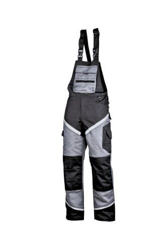 Przejdź do produktu OGRODNICZKI CZARNO-SZARE Z PASAMI ODBLASK 2XL