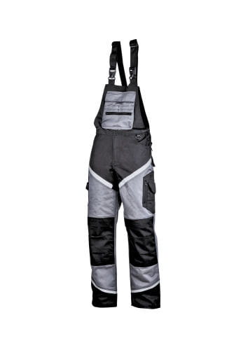 Ogrodniczki Lahti Pro czarno-szare z odblaskami, 3XL