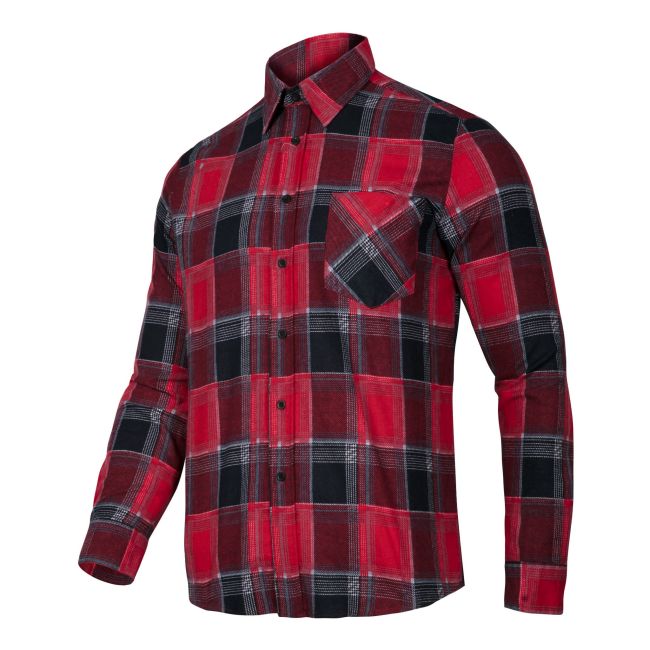 Przejdź do produktu KOSZULA FLANELOWA W KRATĘ CZERWONA, LAHTI PRO XL