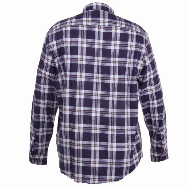 Przejdź do produktu KOSZULA FLANELOWA W KRATĘ GRANATOWO-BEŻOWA, 2XL