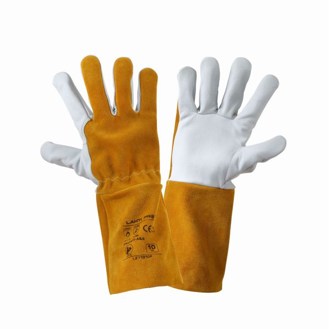Przejdź do produktu RĘKAWICE SPAWALNICZE ZE SKÓRY KOZIEJ 10 (XL)