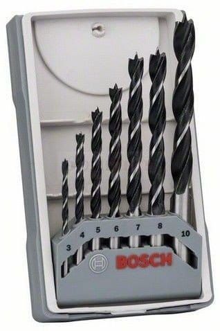 Zestaw 7 wierteł do drewna 3-10 mm Bosch 2607017034