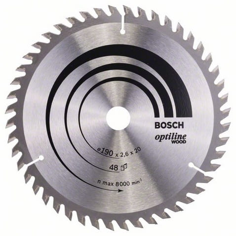 Tarcza pilarska Bosch Optiline 190 mm Z48 2608640614