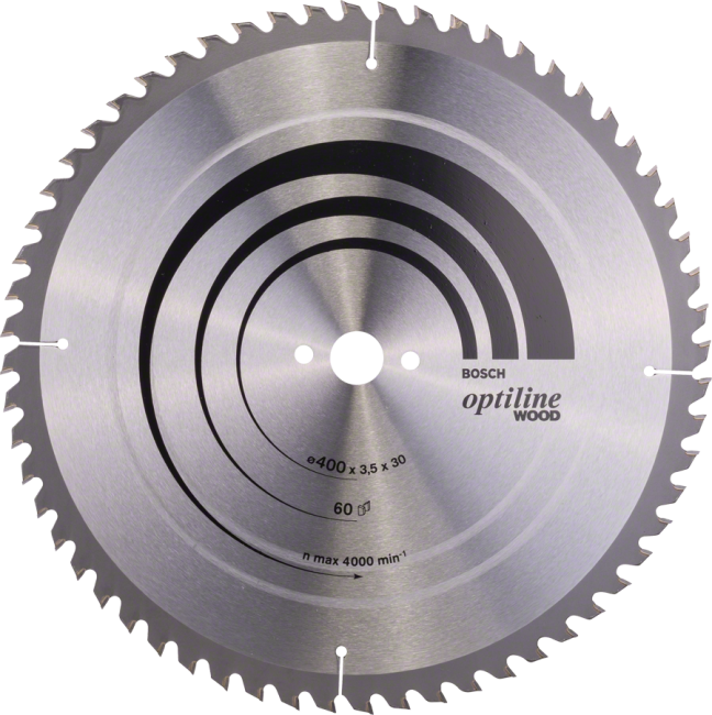 Przejdź do produktu TARCZA PILARSKA OPTILINE WOOD 400mm Z60 2608640675