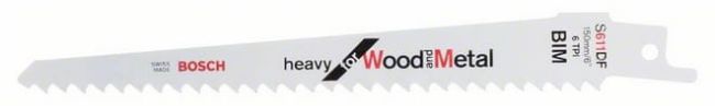 Przejdź do produktu BRZESZCZOT PIŁY SZABLASTE S611DF 1szt 2608656258/1