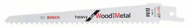 Brzeszczot do piły szablastej Bosch S611DF BiM 150 mm