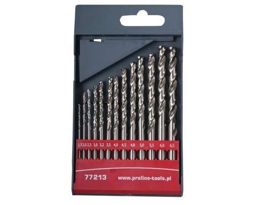Przejdź do produktu Wiertła do metalu HSS 1,5-6,5mm zestaw 13szt 77213