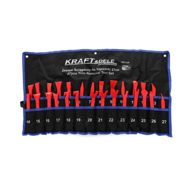 Przejdź do produktu Zestaw ściągaczy do tapicerki 27 el. KD1130