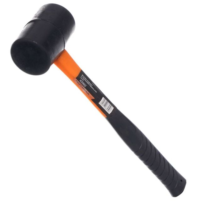 Przejdź do produktu Młotek gumowy z rączką fiberglass KD902